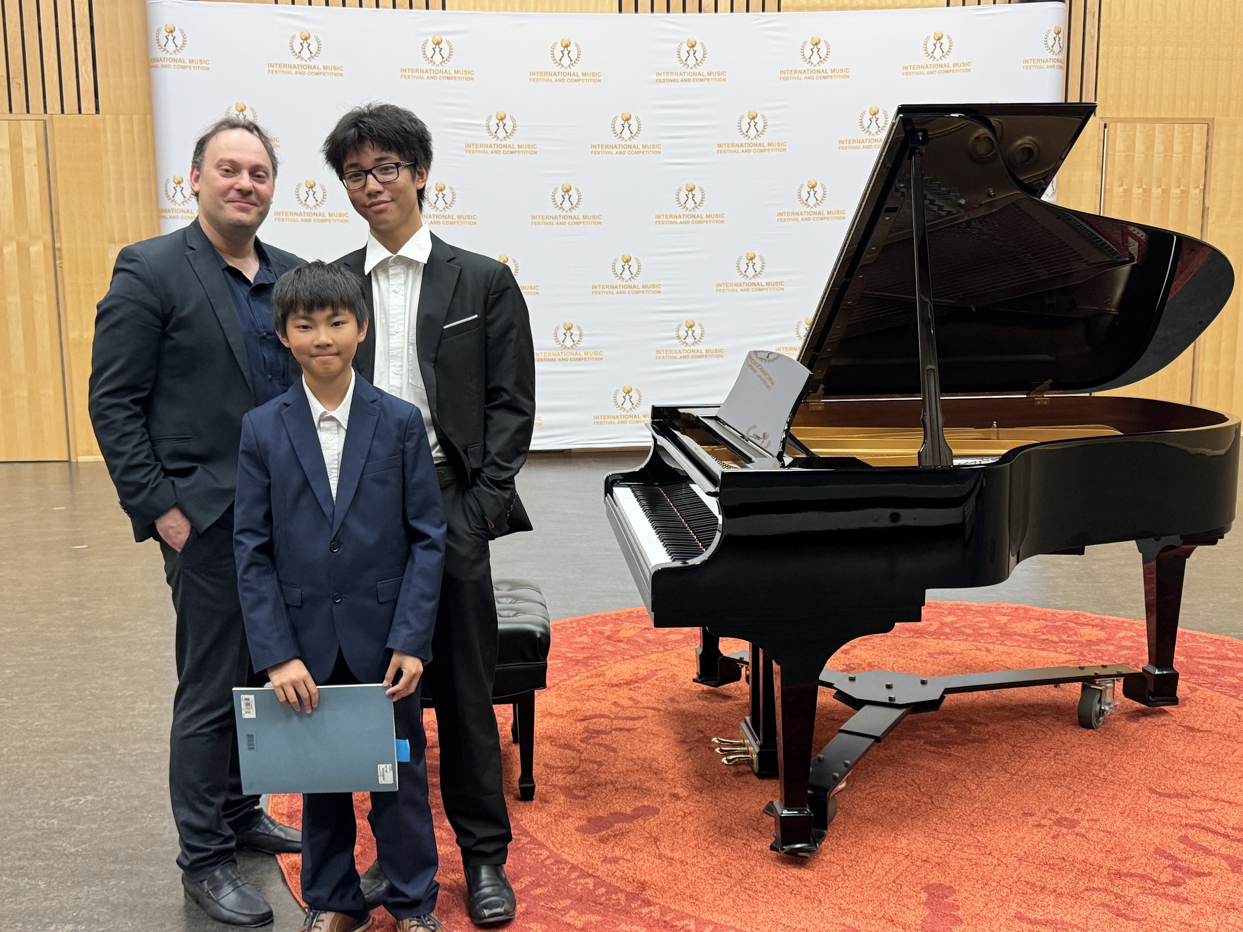 Micah Lam with Michael Berkovsky